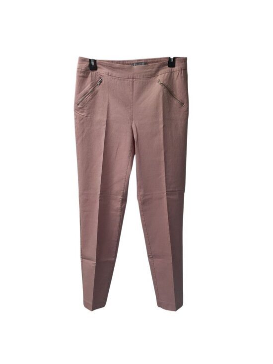 Valerie Stevens Pants - Valerie Stevens Womens Trouser Size 6 Pink Zippered Side Pockets Tapered
